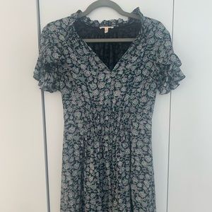 Rebecca Taylor Navy Floral Dress